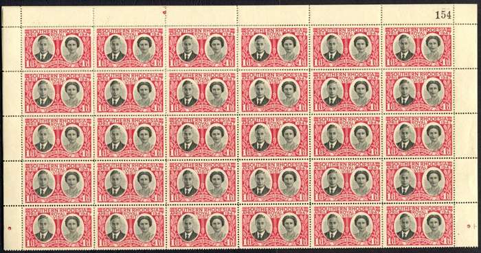 Southern Rhodesia - Set of 2 Sheets of 60 - MNH - Some Separation and Paper Remains