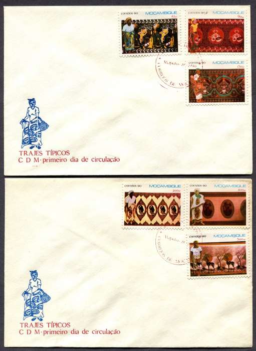 Mozambique - Set of 2 Covers