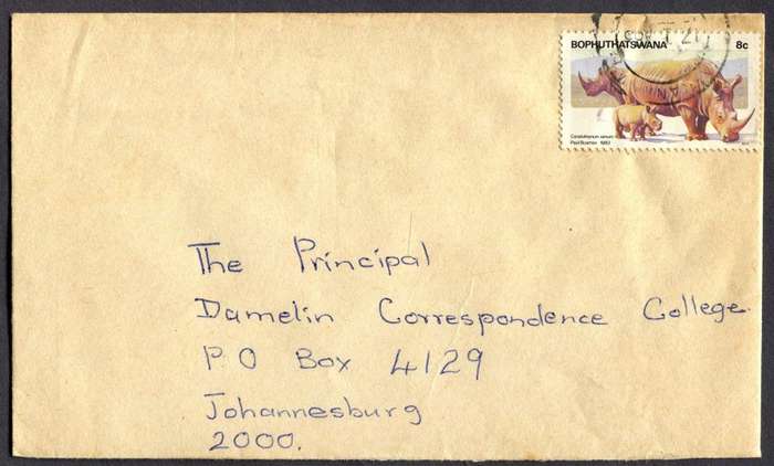 Bophuthatswana - Commercial Cover
