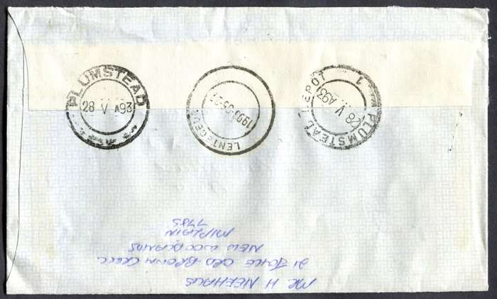 RSA - Cover Registered At Lentegeur Post Office