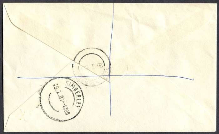 RSA - Cover Registered At Olifantshoek Post Office