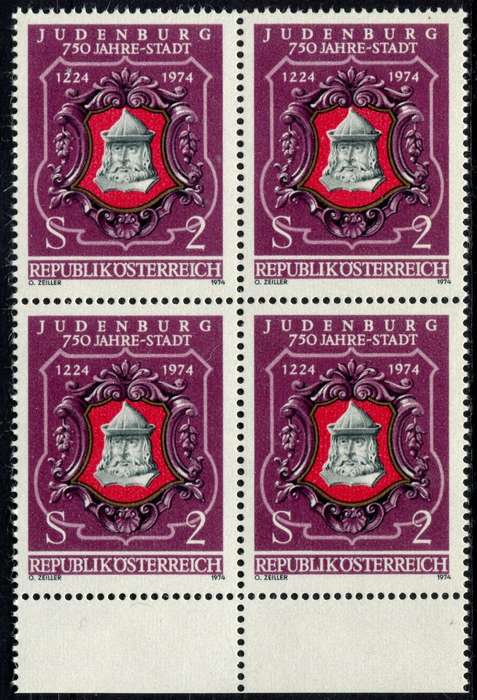 Austria - Block of 4 - 1974 - MNH
