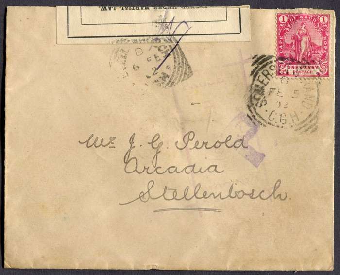 Boere War - Cover - Opened Under Martial Law