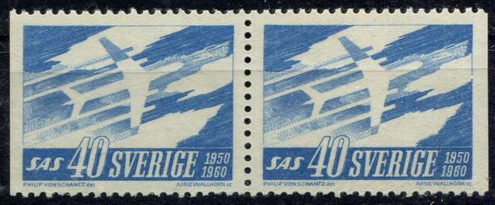 Sweden - Aircraft - 1961 - MNH