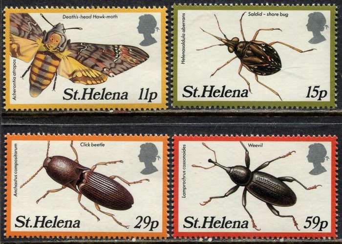 St. Helena - Insects  - 1983 - MNH
