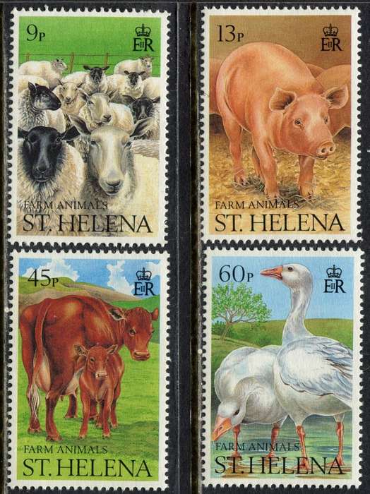 St. Helena - Farm Animals - 1990 - MNH