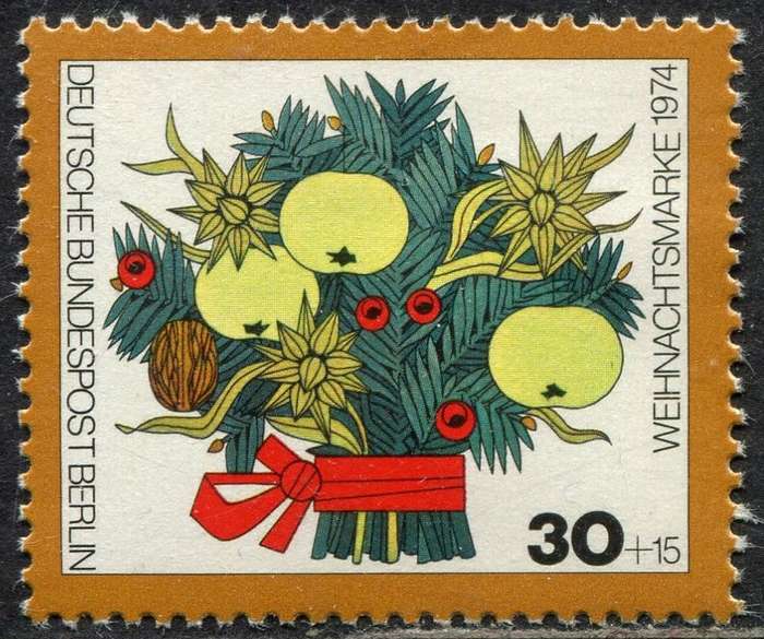 Germany/Berlin - Flowers - 1974 - MNH
