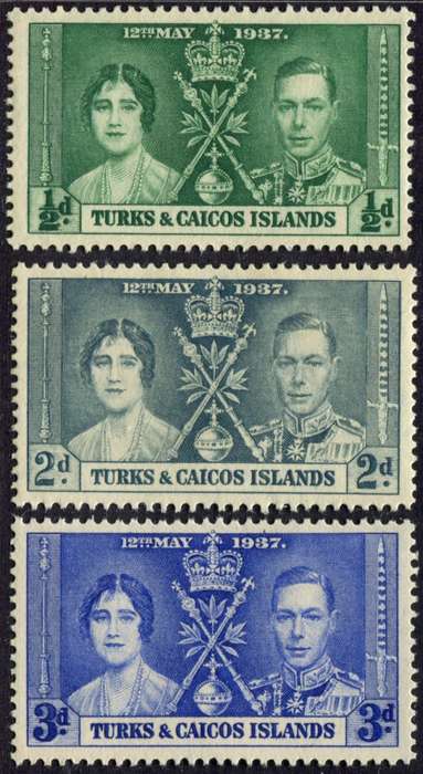 Turks and Caicos Islands - 1937 Coronation - MM