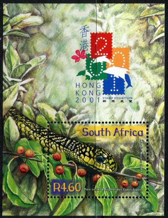RSA - Miniature Sheet - 2001 - MNH
