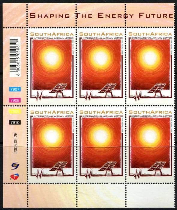 RSA - Set of 3 Control Blocks of 6 - 2005 - MNH