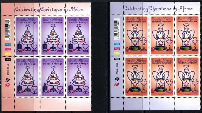 RSA - Set of 2 Control Blocks of 6 - 2005 - MNH