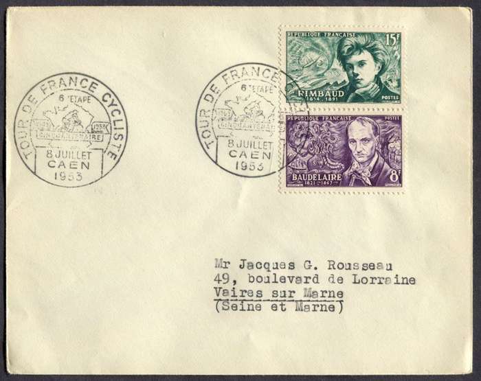 France - Sport - Tour De France - Cover - 1953