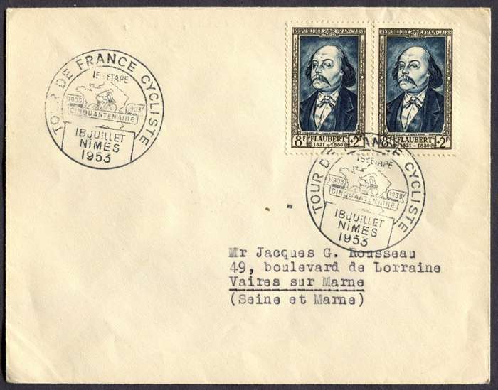 France - Sport - Tour De France - Cover - 1953
