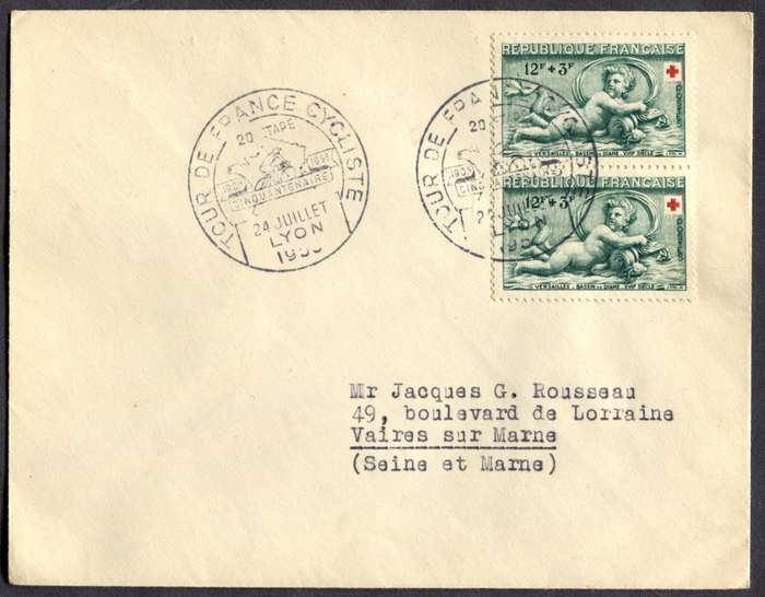 France - Sport - Tour De France - Cover - 1953