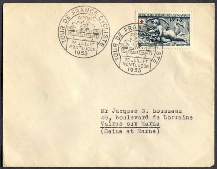 France - Sport - Tour De France - Cover - 1953