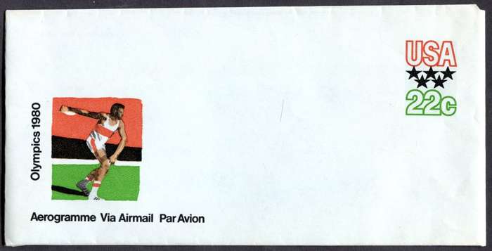 USA - Sport - Aerogram