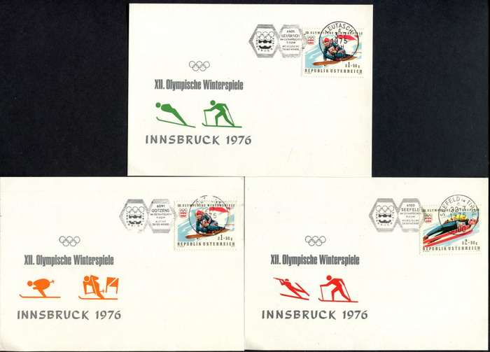 Austria - Sport - 6 Post Cards