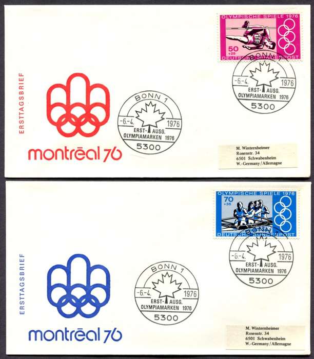 Germany/Federal - Sport - 4 Covers