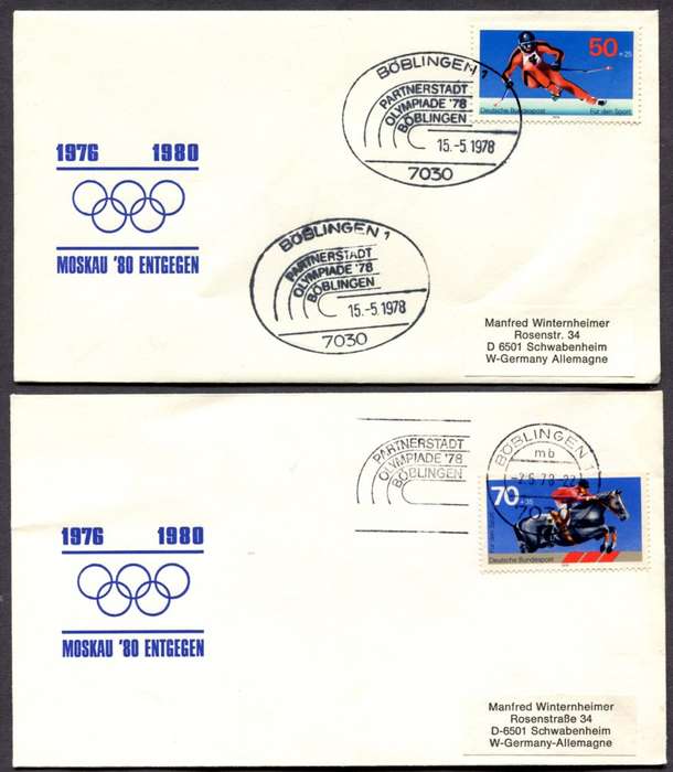 Germany/Federal - Sport - 2 Covers