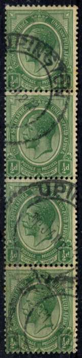 Union of SA - 1913 - Used