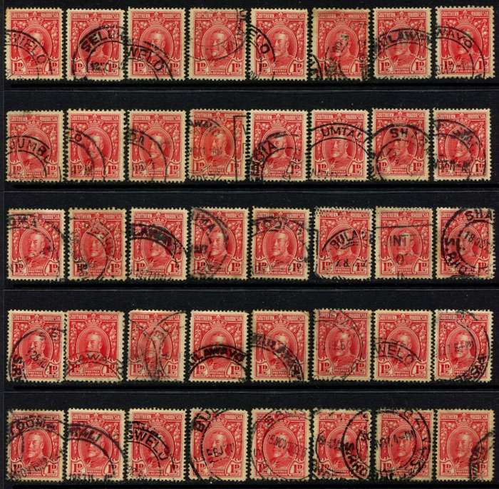 Southern Rhodesia - Bulk Lot of 152 Stamps  - Used