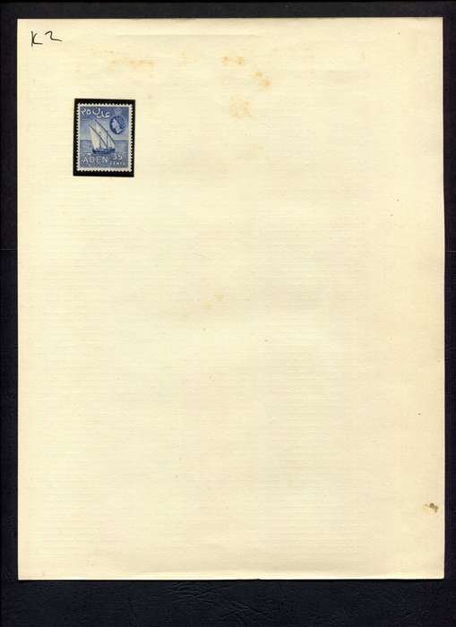 Aden - 1 Stamp Mounted (Hinged) On Album Page