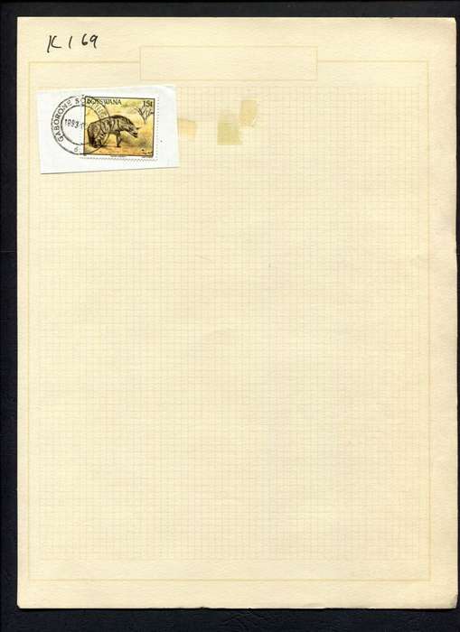 Botswana - 1 Stamp Mounted (Hinged) On Album Page