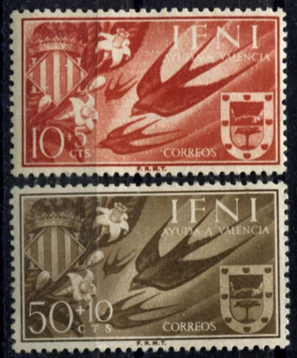Spanish Colonies - Ifni - Birds - 1958 - MNH