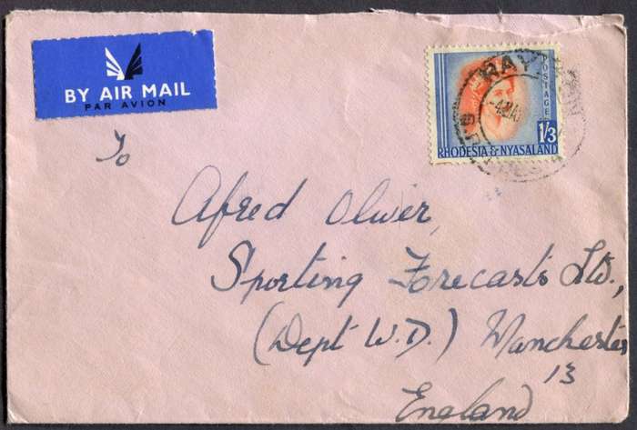 Rhodesia and Nyasaland - Cover