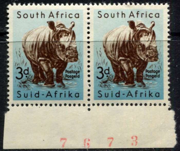 Union of SA - Sheet Number Pair - 1959 - MNH