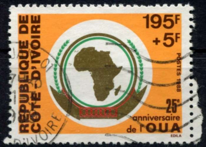 Ivory Coast - 1988 - Used