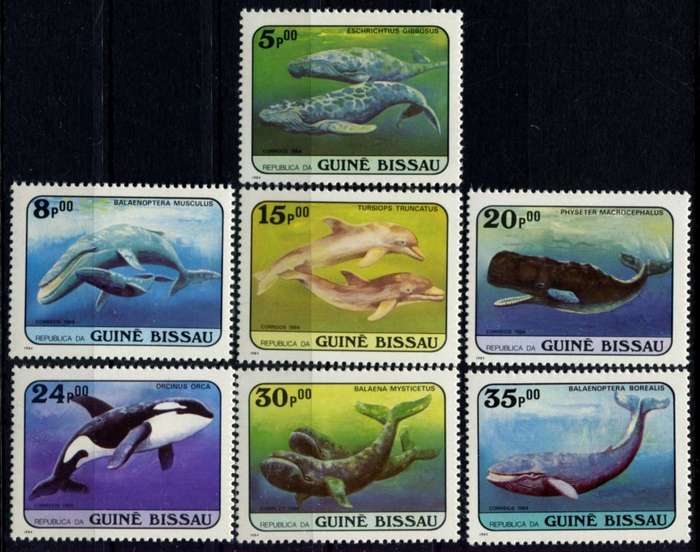 Guinee Bissau - Whales and Dolphy - 1984 - MNH