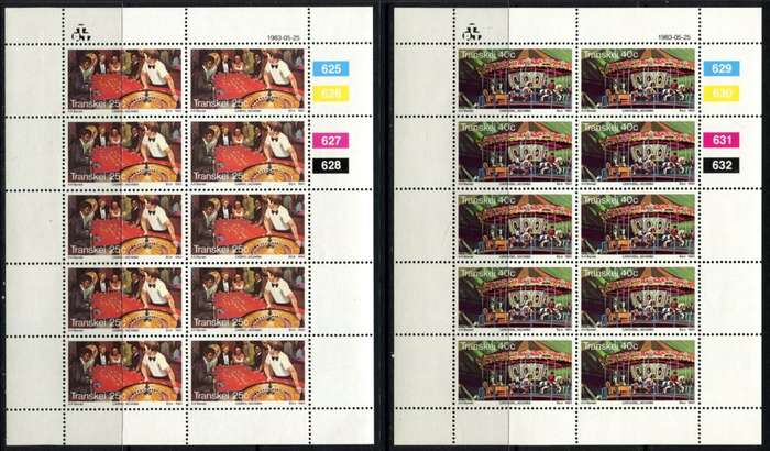 Transkei - Set of 4 Full Sheets of 10 - 1983 - MNH