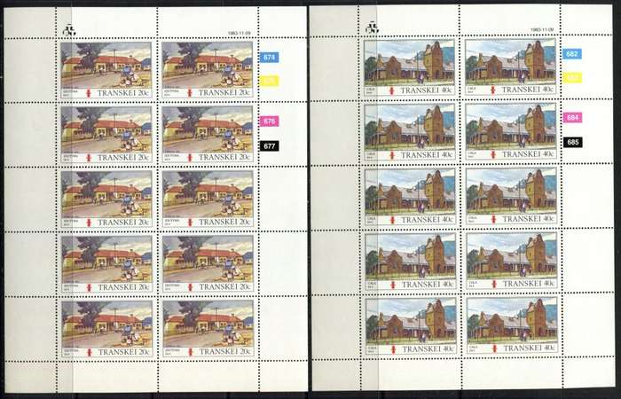 Transkei - Set of 4 Full Sheets of 10 - 1983 - MNH