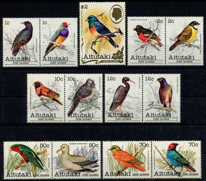 Aitutaki - Birds - 1981 - MNH