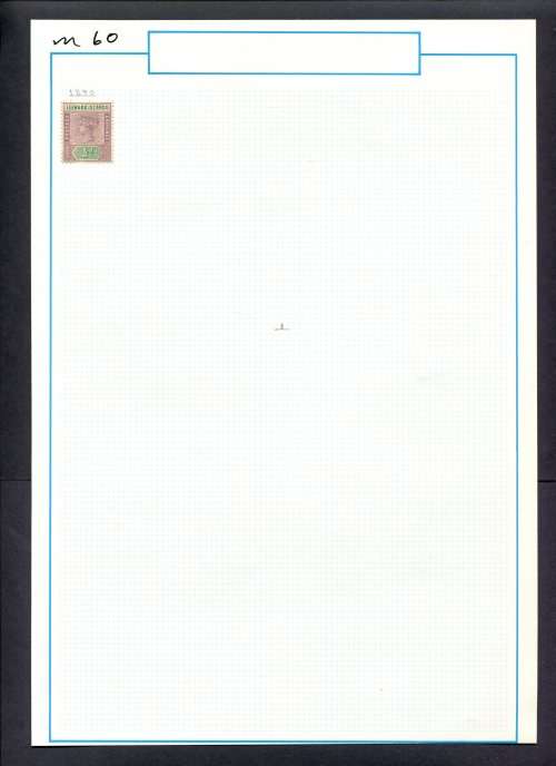 Leeward Islands - 1 Stamp Mounted (Hinged) on Old Album Page