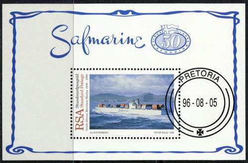 RSA - Miniature Sheet - 1996 - Used(CTO)