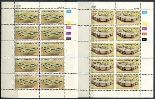 Bophuthatswana - Set of 4 Full Sheets of 10 - 1987 - MNH