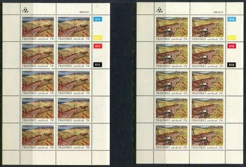 Transkei - Set of 4 Full Sheets of 10 -1985 -  MNH