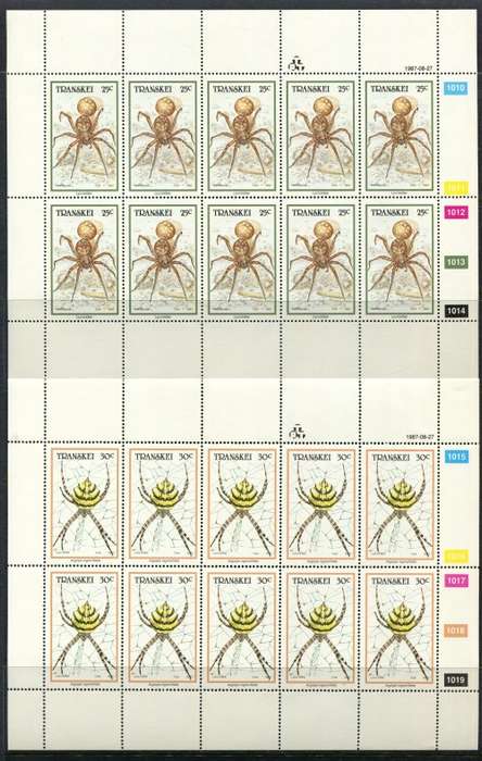 Transkei - Set of 4 Full Sheets of 10 -1987 -  MNH