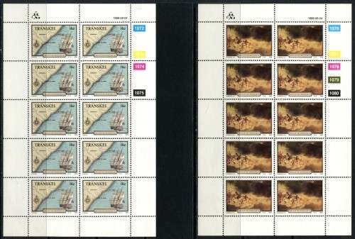 Transkei - Set of 4 Full Sheets of 10 -1988 -  MNH