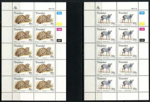 Transkei - Set of 4 Full Sheets of 10 -1988 -  MNH