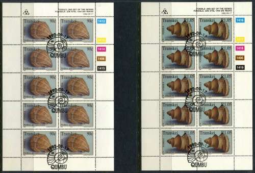 Transkei - Set of 4 Full Sheets of 10 -1992 - Used(CTO) - Some Very Light Toning