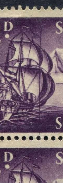 Union of SA - Line Through Sails - 1952 - Used