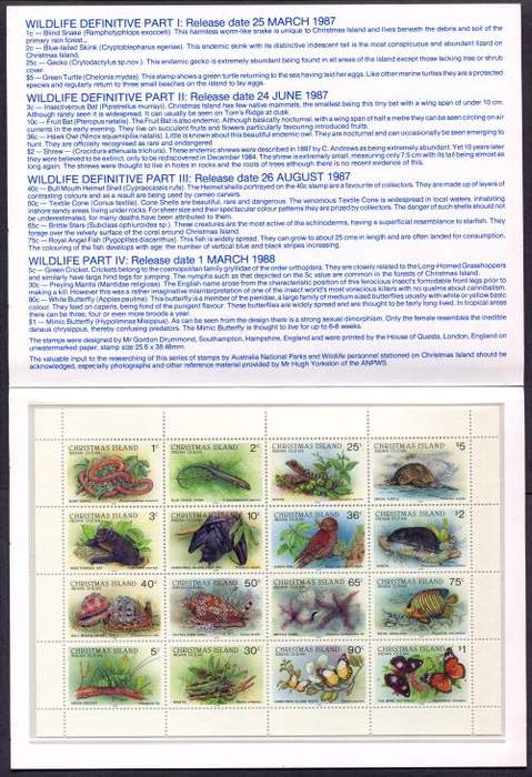 Christmas Island - 1987/88 - MNH