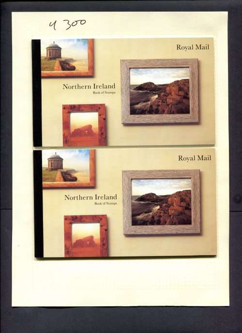 Great Britain - 2 Booklets (Hinged) On Album Page