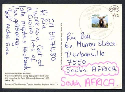 Canada - Modern Used Post Card
