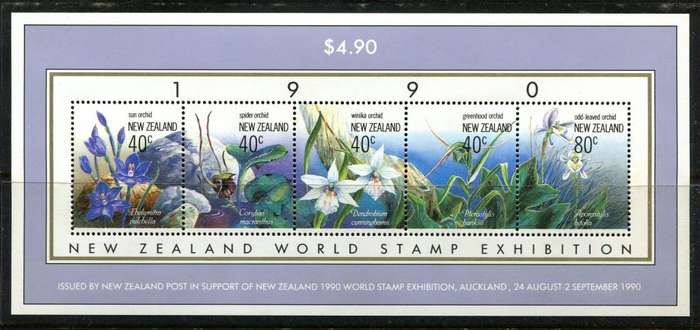 New Zealand - Miniature Sheet - 1990 - MNH