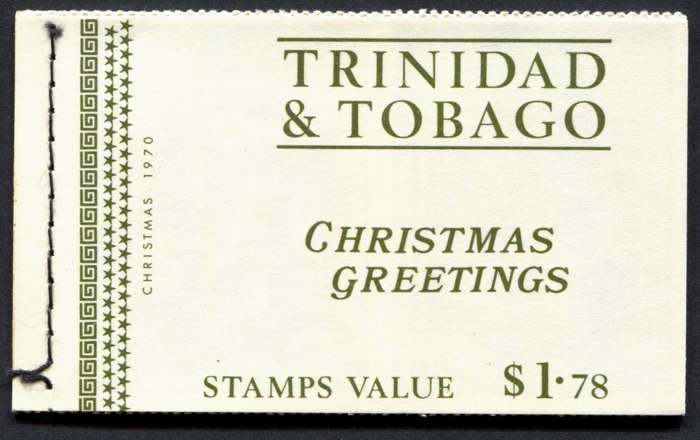 Trinidad and Tobago - Booklet - 1970 - Stamps Upside Down in Booklet - MNH