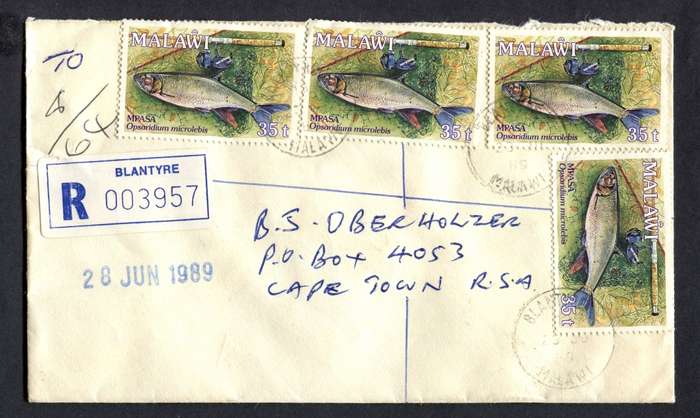 Malawi - Registered Cover